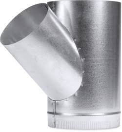 10 x 10 x 10 inch 45 Degree Wye Joint Duct Fitting