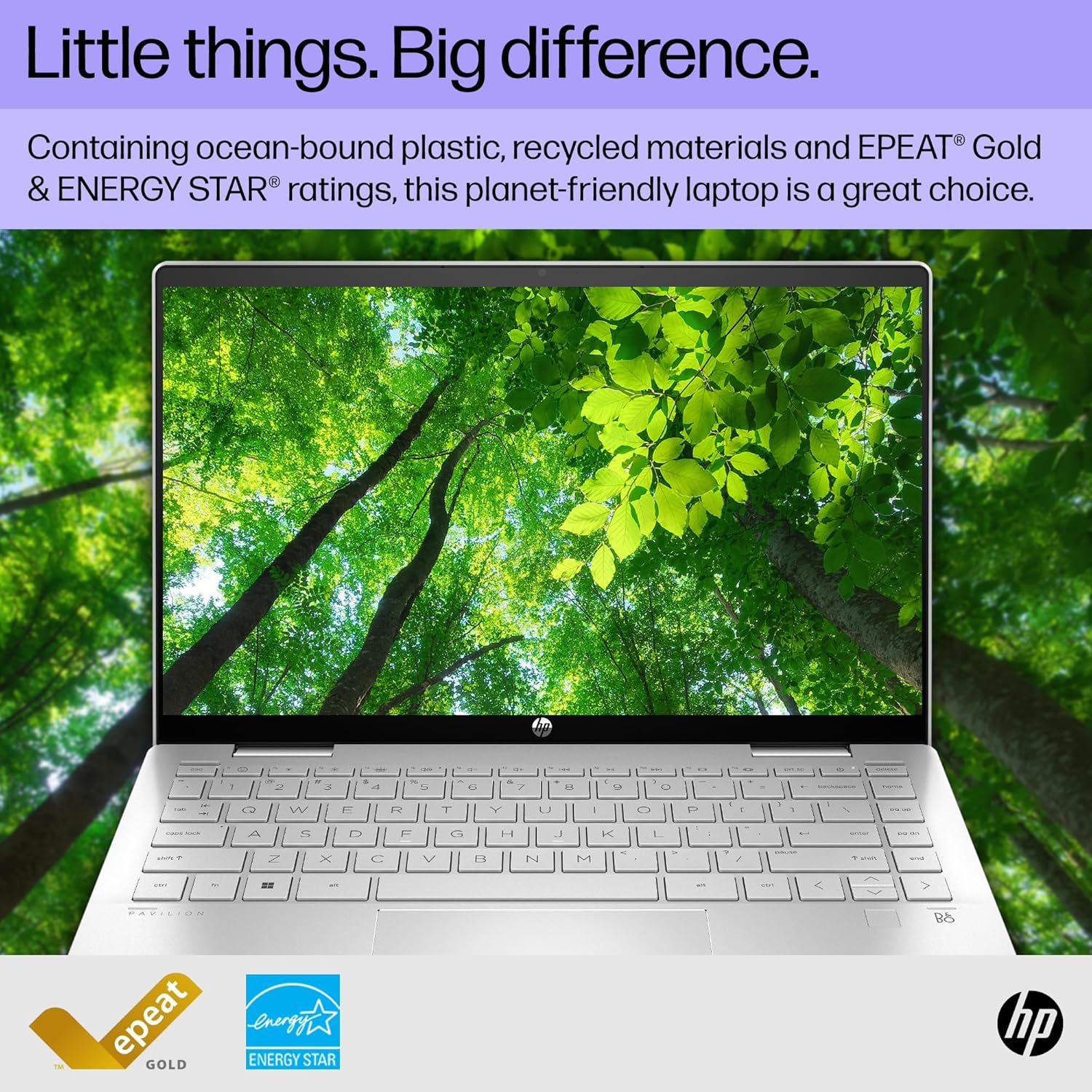 HP Pavilion x360 14 inch Laptop, FHD Touchscreen, 13th Generation Intel Core i3-1315U, 8 GB RAM, 256 GB SSD, Intel UHD Graphics, Windows 11 Home, 14-ek1099nr (2024)