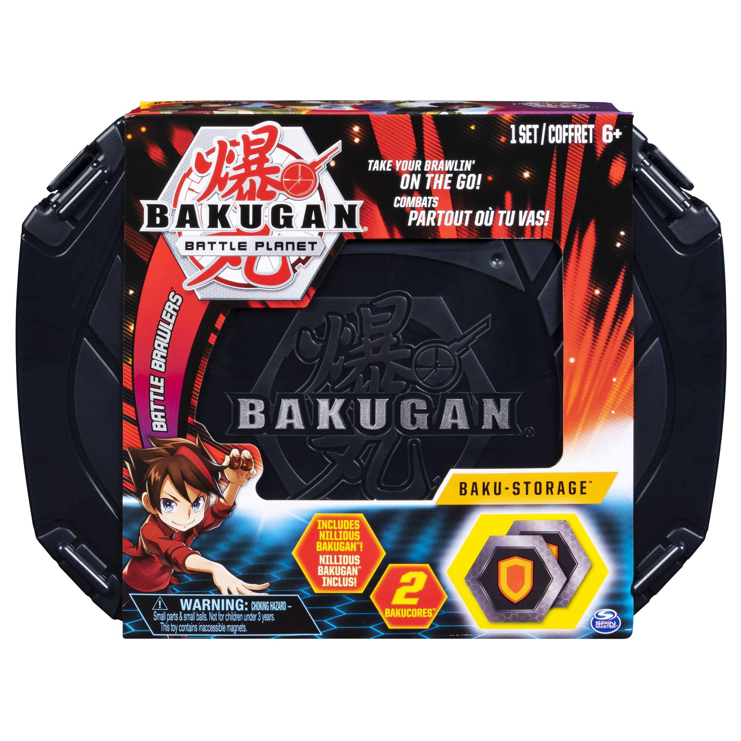 Bakugan Baku-Storage Case (Black) Collectible Creatures for Ages 6 and Up