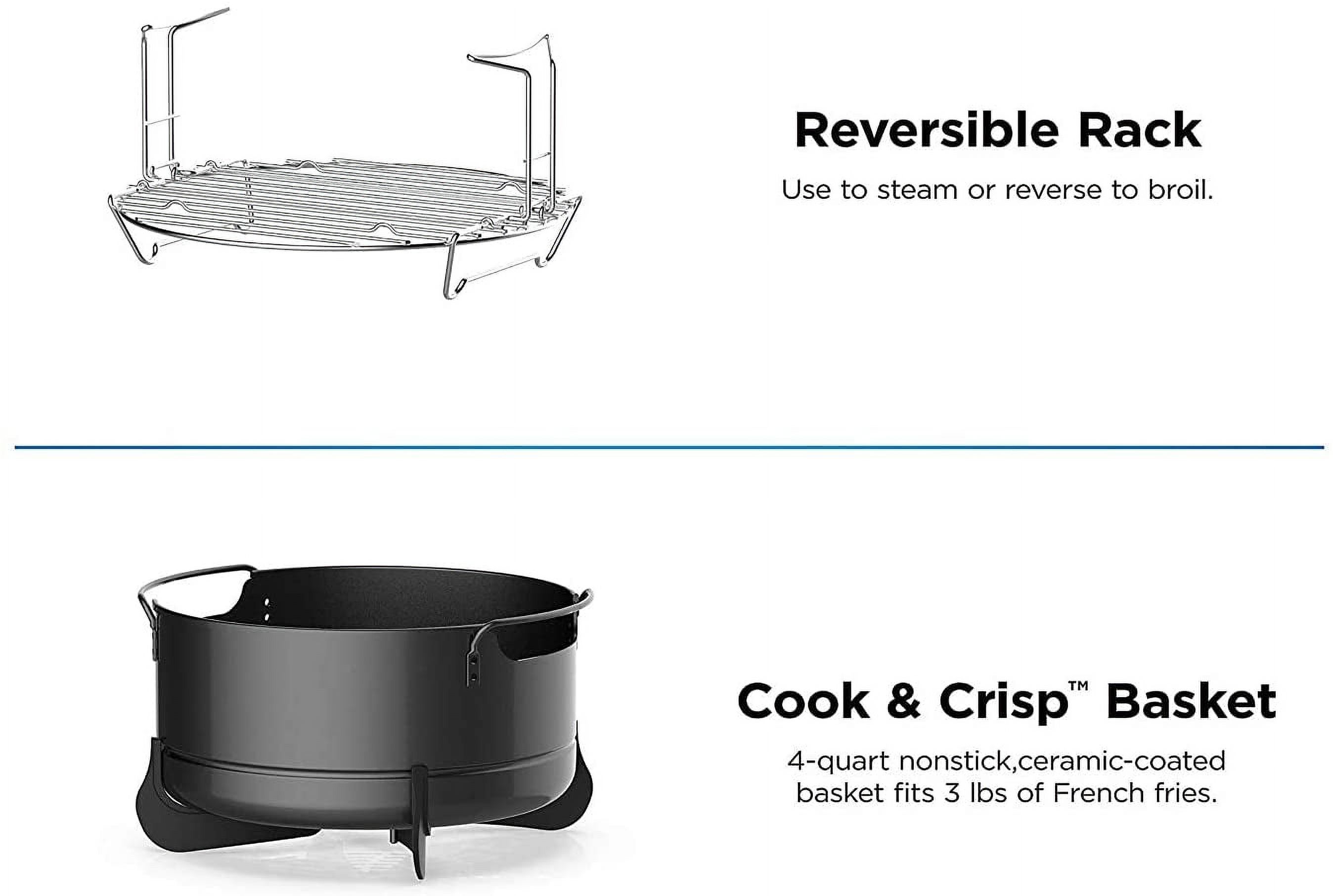 Restored Ninja Foodi 8-in-1 Multi-Cooker Pressure Cooker and Air Fryer 6.5 Qt (Refurbished)