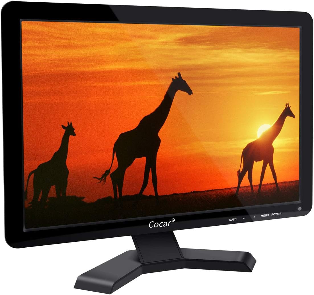 Touchscreen Monitor, 19 inch LCD Monitor POS Touchscreen Monitor 1440x900 High Res Built-in Touchscreen Display VGA USB Touch-Screen Monitor for PC POS Cashier Restaurant Bar Coffee Store