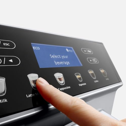 Delonghi ECAM46860S Eletta Evo Fully Automatic Espresso Cappuccino Coffee Maker with One Touch LatteCrema System