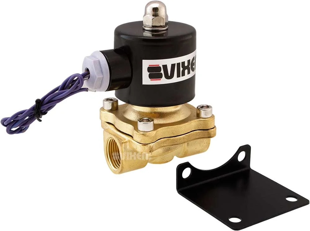 Vixen Air 1/2" NPT Air Ride Suspension High Flow Normally Closed Electric Air Valve (Solenoid) 210 PSI Four Corners VXF2012-8