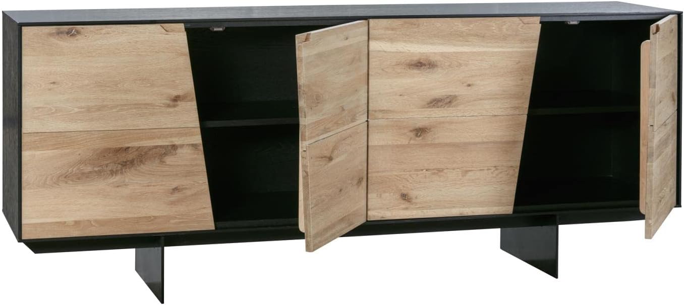 Moe's Home Collection Instinct Sideboard, Black and Natural