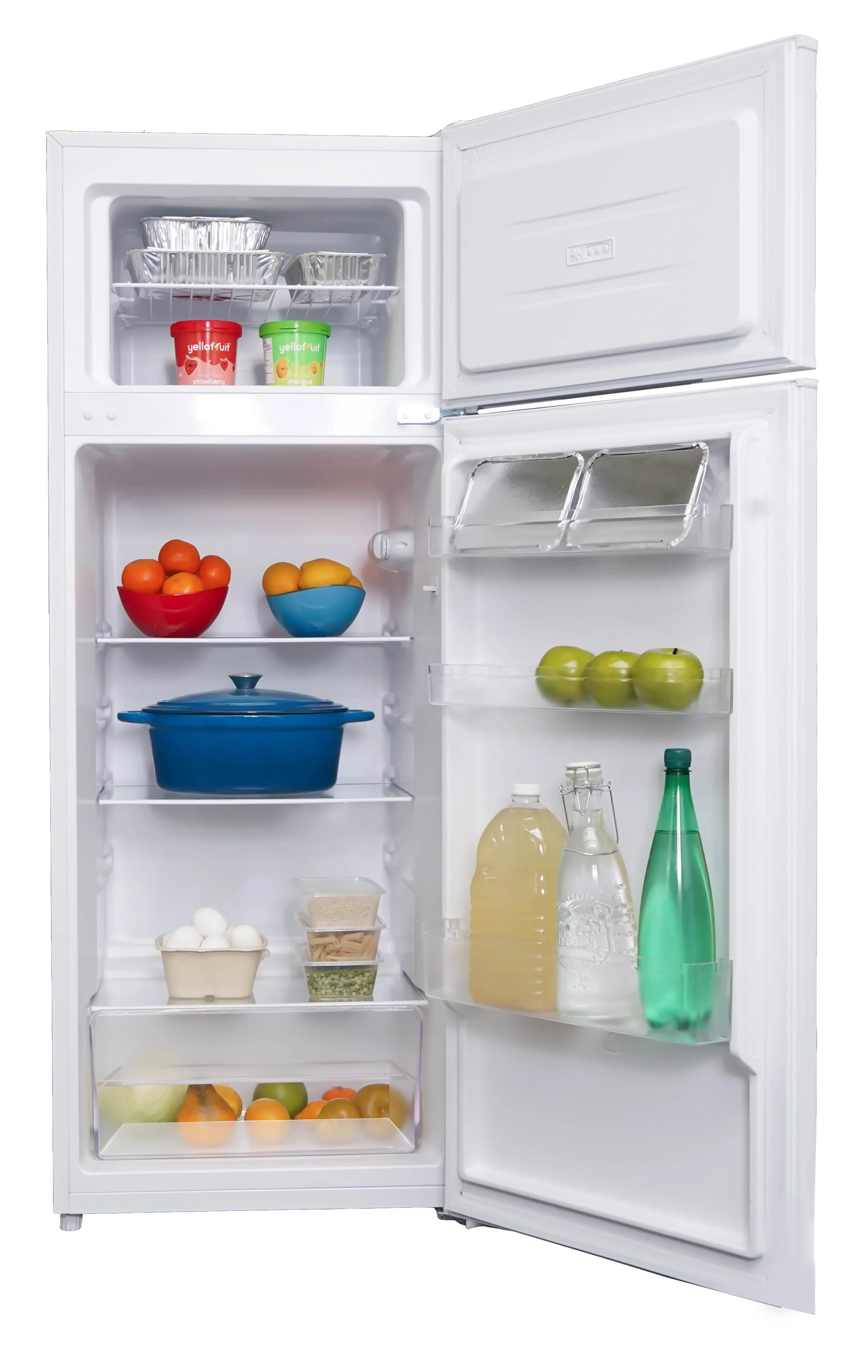 Danby DPF074B2WDB-6 7.4 cu ft. Apartment Size Fridge Top Mount in White