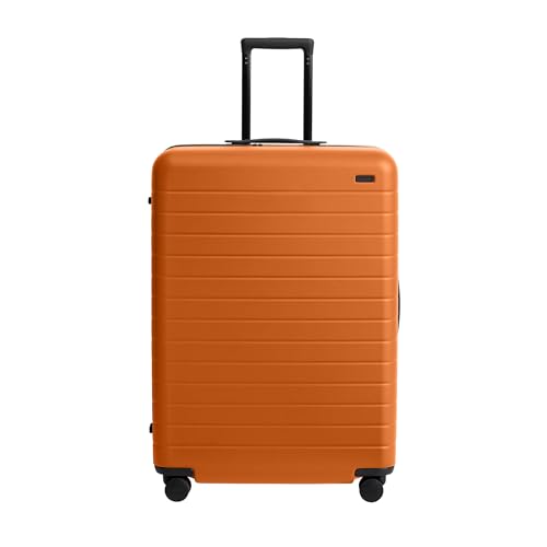 Away Large Checked Luggage, 29 Inch Hardside Suitcase with Spinner Wheels, Lightweight & Durable, TSA Lock, Clay Pink