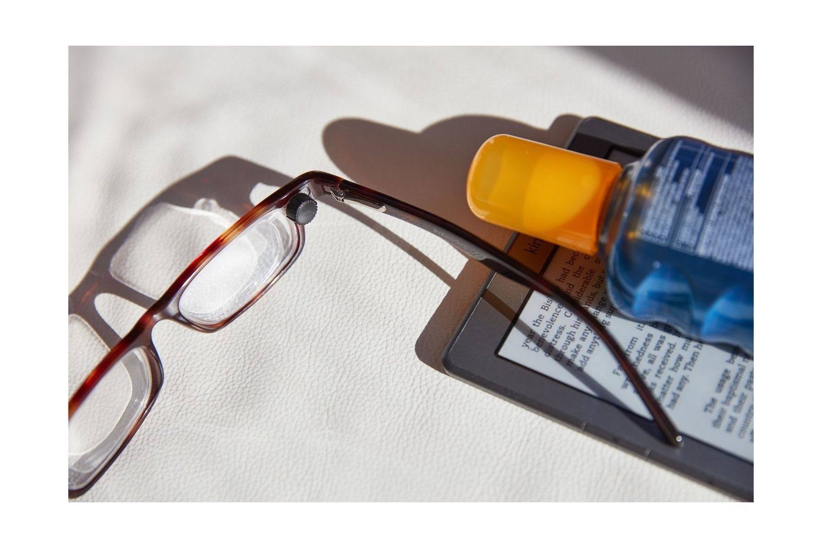 Eyejusters Self-Adjustable Glasses Stainless Steel Gunmetal