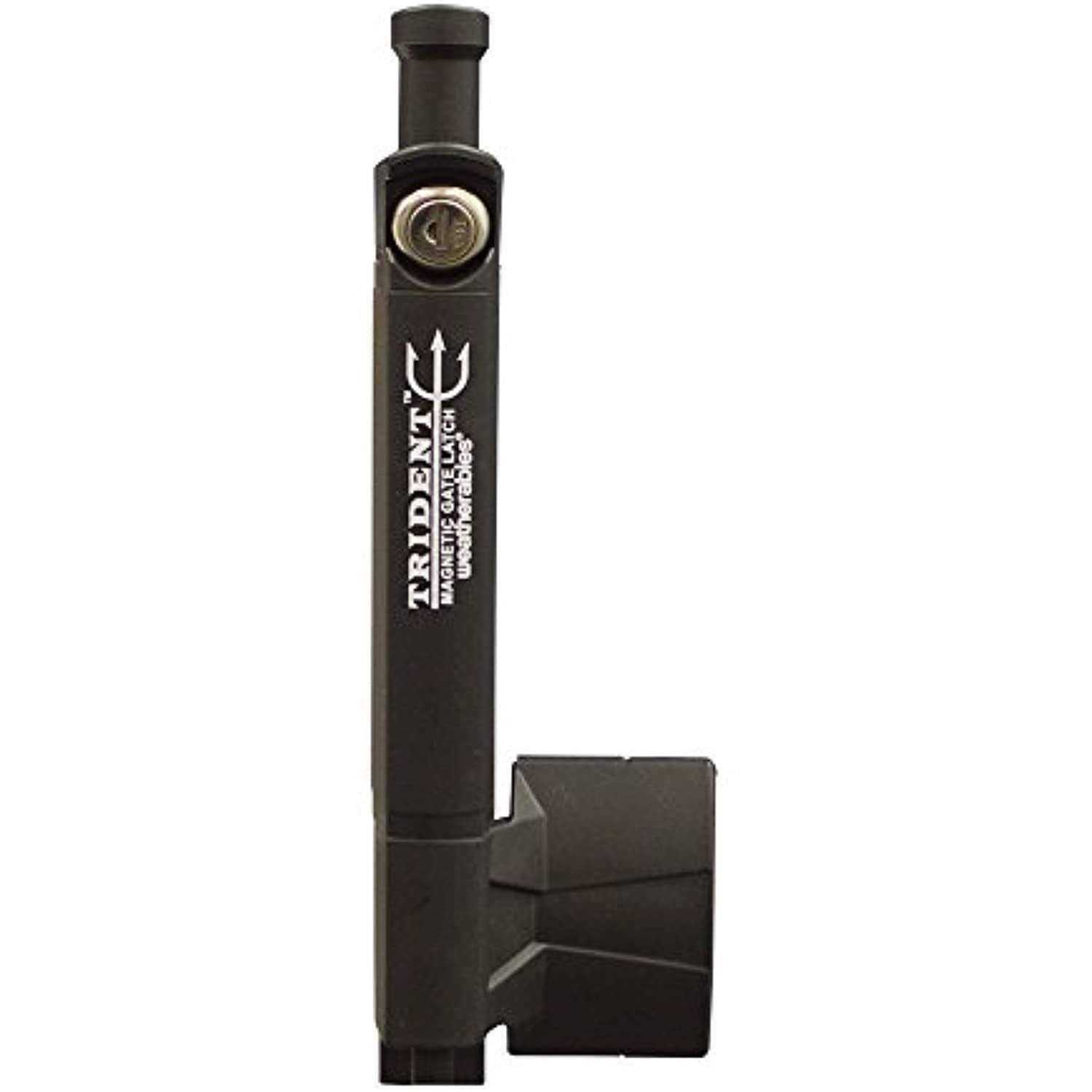 Weatherables Trident 10 in. Black Nylon Polymer Pool Safety Gate Latch - Shop Hardware Tools Online Store
