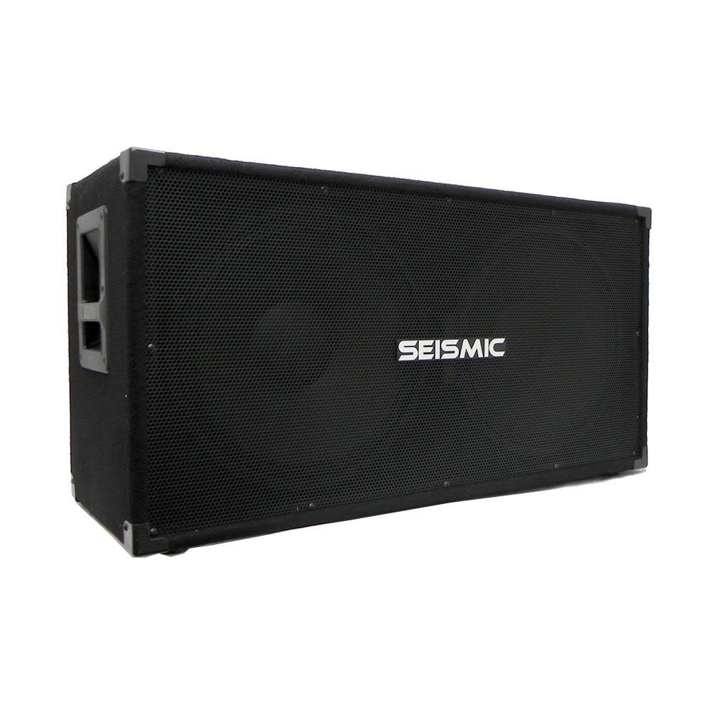 Seismic Audio 215 Bass Speaker Cabinet 2x15 PA DJ 600 Watts New Dual