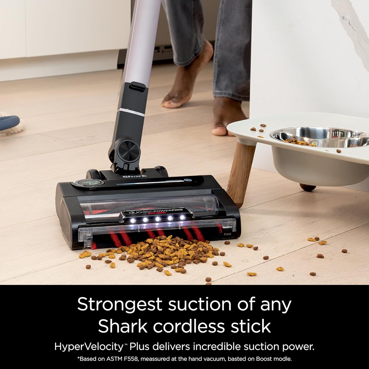 Shark IZ862H Stratos Cordless Vacuum with Clean Sense IQ and Odor Neutralizer, DuoClean PowerFins HairPro, Includes Duster Crevice Tool & Anti-Allergen Brush, Up to 60 Minute Runtime, Ash Purple