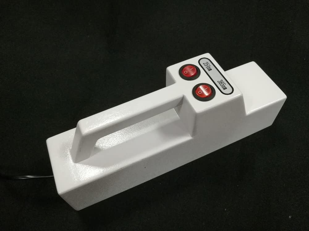 Longwave & Shortwave UV Lamps 254nm 365nm Minerals Phosphor Detector 16W Dual UVA UVC Blacklight Lights