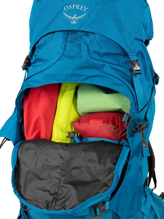 Osprey Aether Plus 60, Black / S/M