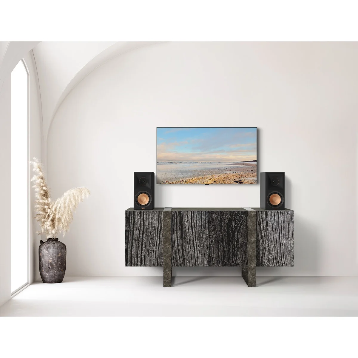 Klipsch RP-600M II Reference Premiere Bookshelf Speakers - Pair (Ebony) - Curated Treasures Market