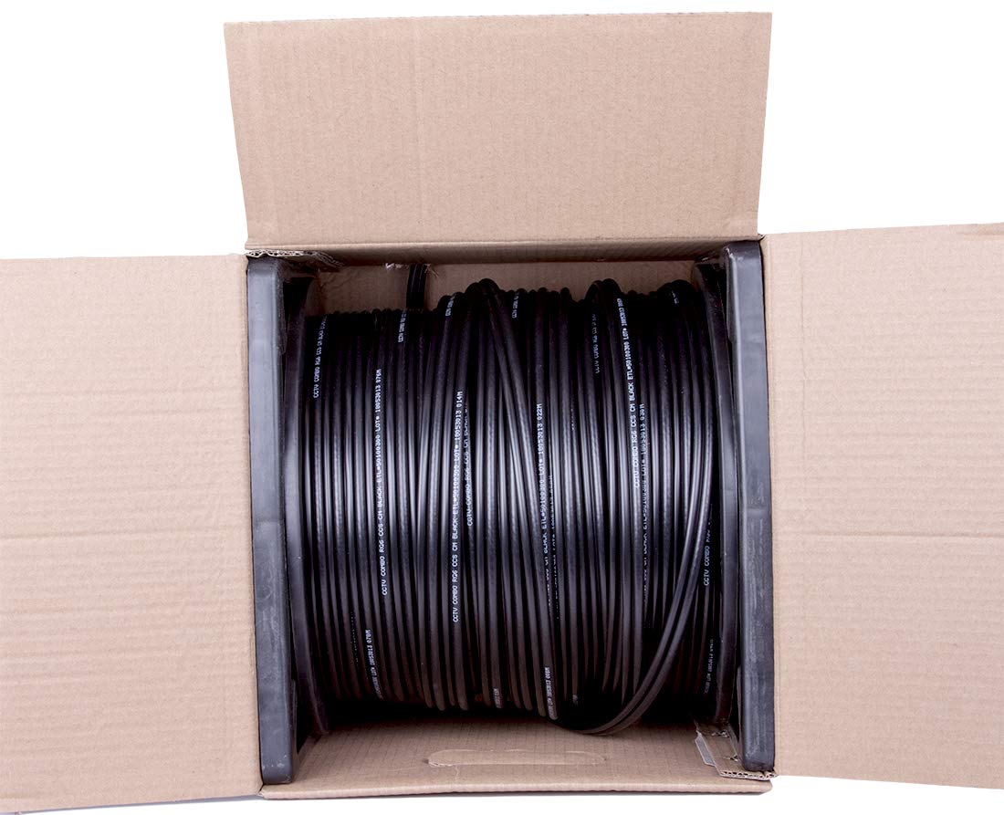 Five Star Cable RG6/U Siamese 500 ft. Coaxial CCTV Cable - Combo RG6/U + 18AWG/2 Power
