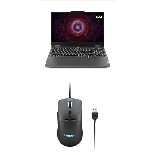 Lenovo LOQ Gaming Laptop - NVIDIA® GeForce RTX™ 4050 6GB - 15.6” FHD Display - AMD Ryzen 7 8845HS - 16GB RAM - 512GB SSD - Windows 11 Home, Luna Grey