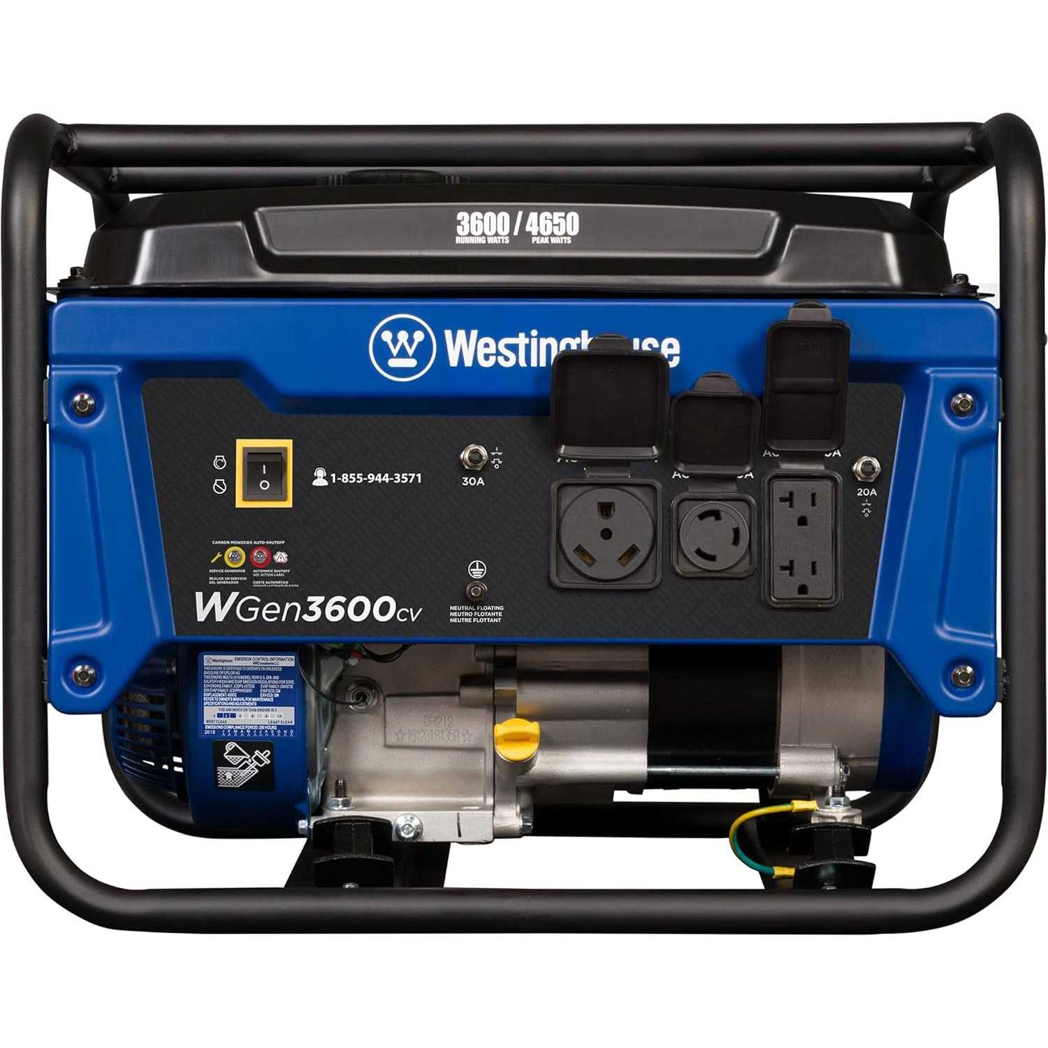 Westinghouse WGEN3600C 3600 Watt Portable Generator w/ Wheel Kit - Shop Hardware Tools Online Store