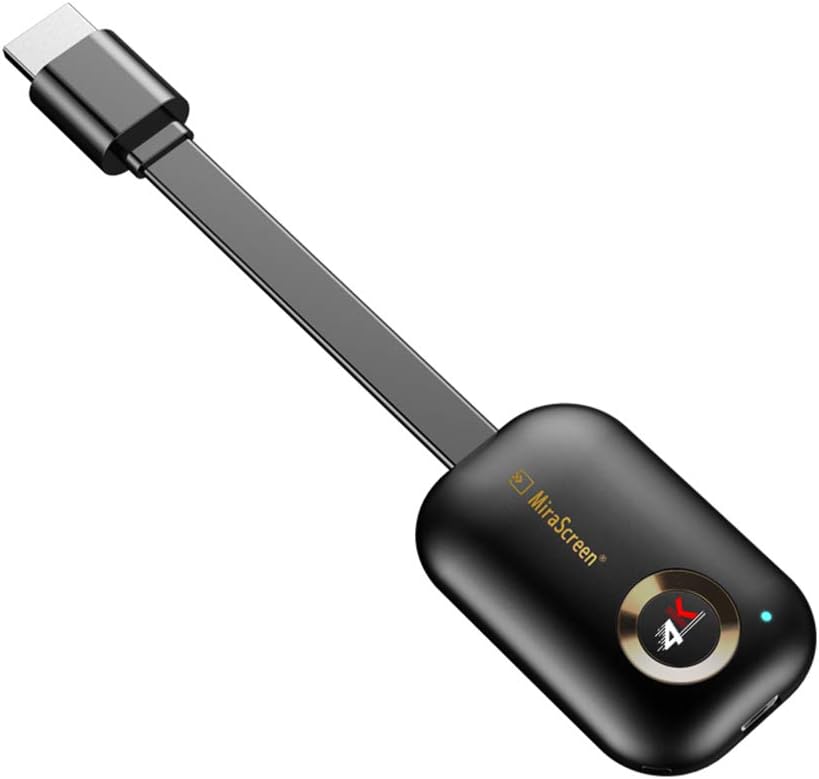 Miracast Dongle for TV, MiraScreen G9 Plus 2.4G 4K Wireless Display Adapter for Laptop DLNA Miracast Airplay iOS Android Windows Devices to TVs Projectors Monitors