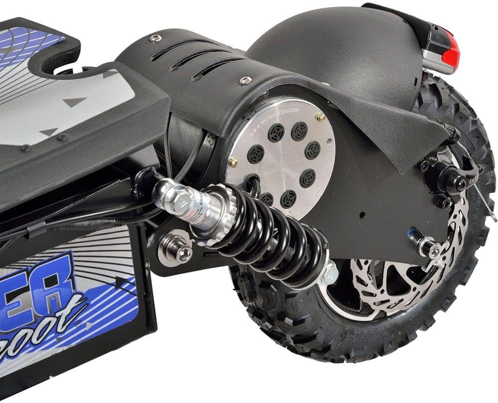 UberScoot 1600w 48v Electric Scooter, Black, Large