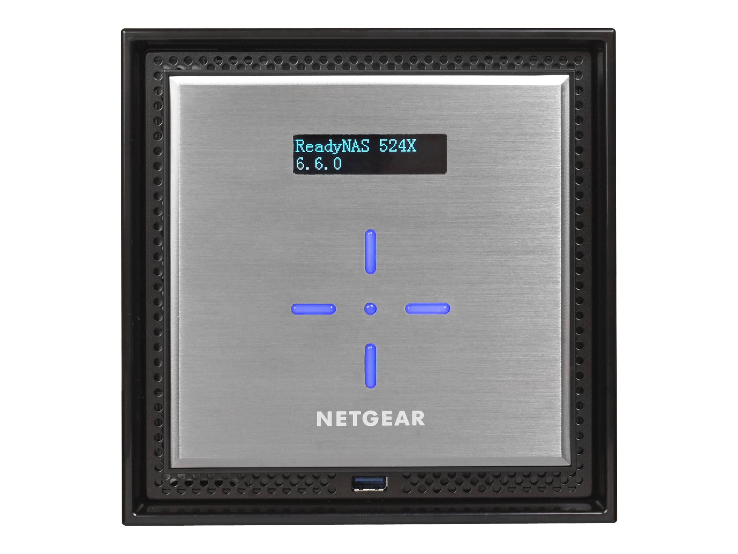 Netgear ReadyNAS 524X 4-Bay NAS Server - SATA 6Gb/s