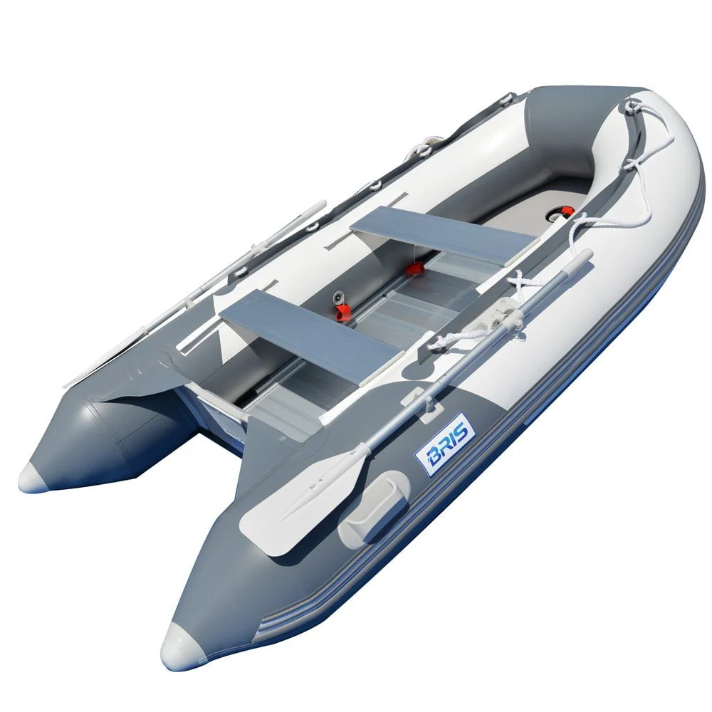BRIS 10.8Ft Inflatable Boat Inflatable rafting Fishing Tender Pontoon