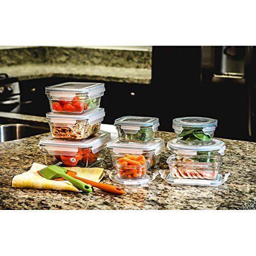 Glasslock 11292 18-Piece Assorted Oven Safe Container Set