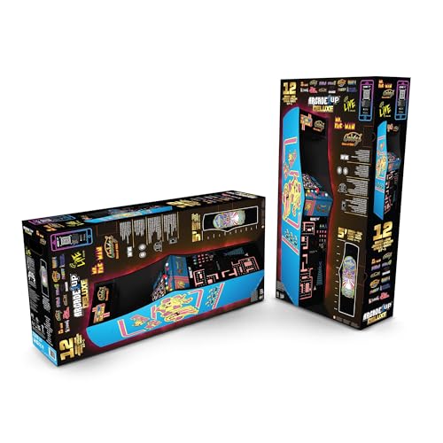 ARCADE1UP Class of 81’ Deluxe Arcade Machine for Home - 5 Feet Tall - 12 Classic Games