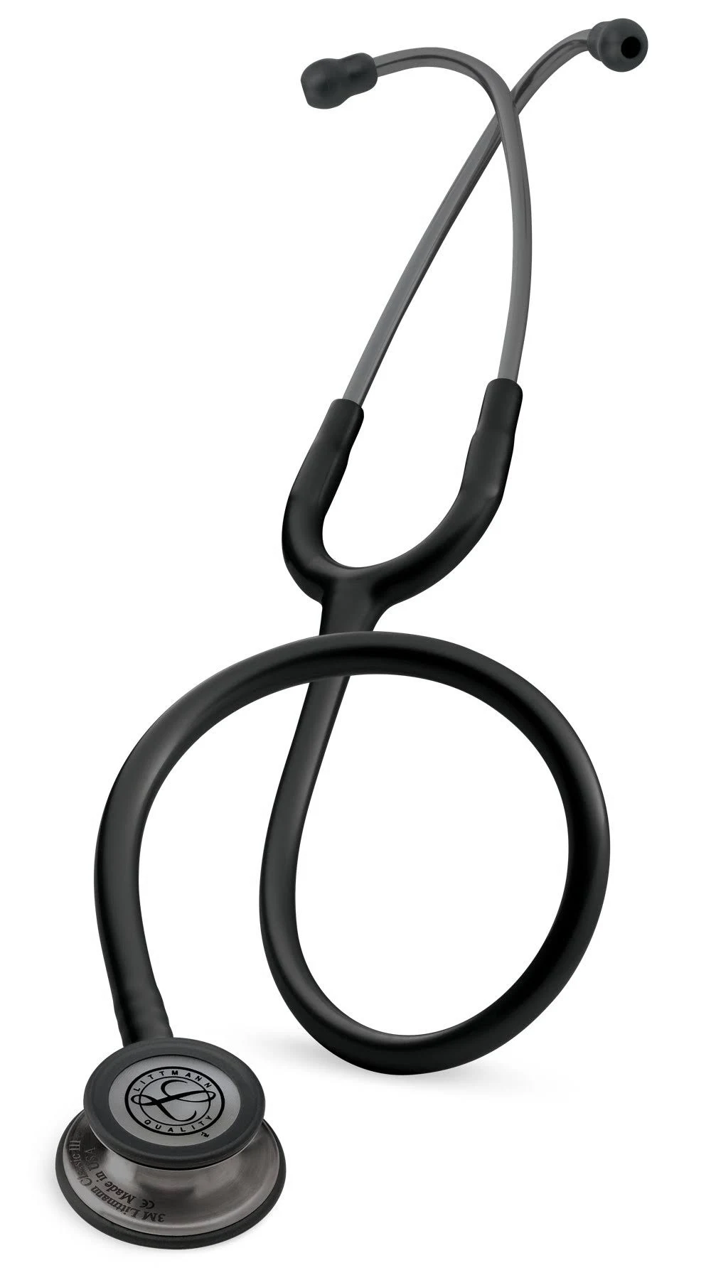 3M Littmann Classic III Stethoscope, Smoke-Finish, Black