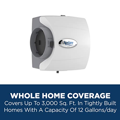 Aprilaire 500M Whole Home Humidifier with Manual Control + Bypass Humidifier Installation Kit, Compact Furnace Humidifier, Large Capacity Whole House Humidifier for Homes up to 3,000 Sq. Ft.