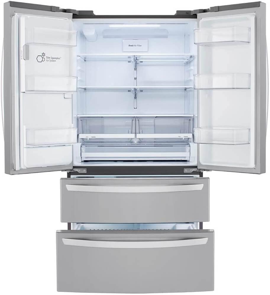 22 cu ft. Smart Counter Depth Double Freezer Refrigerator