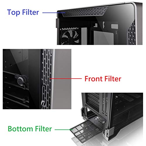 Thermaltake A500 Aluminum Tempered Glass ATX Mid Tower Gaming Computer Case with 3 Fans Pre-Installed CA-1L3-00M9WN-00