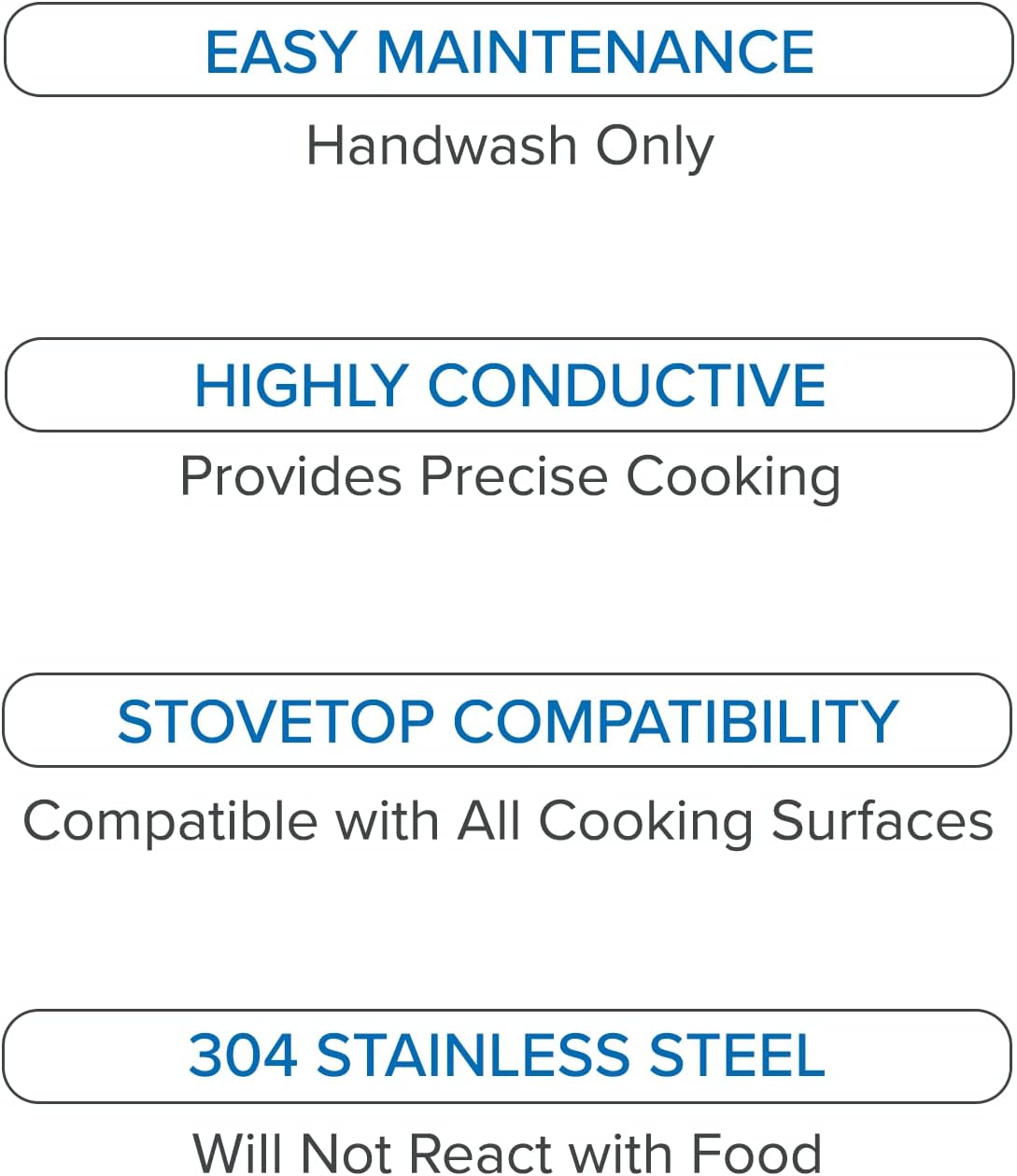 Viking Culinary Contemporary 4-Ply Copper Clad Cookware Set with Metal Lids, 9 Piece, Oven Safe, Works on All Cooktops including Induction