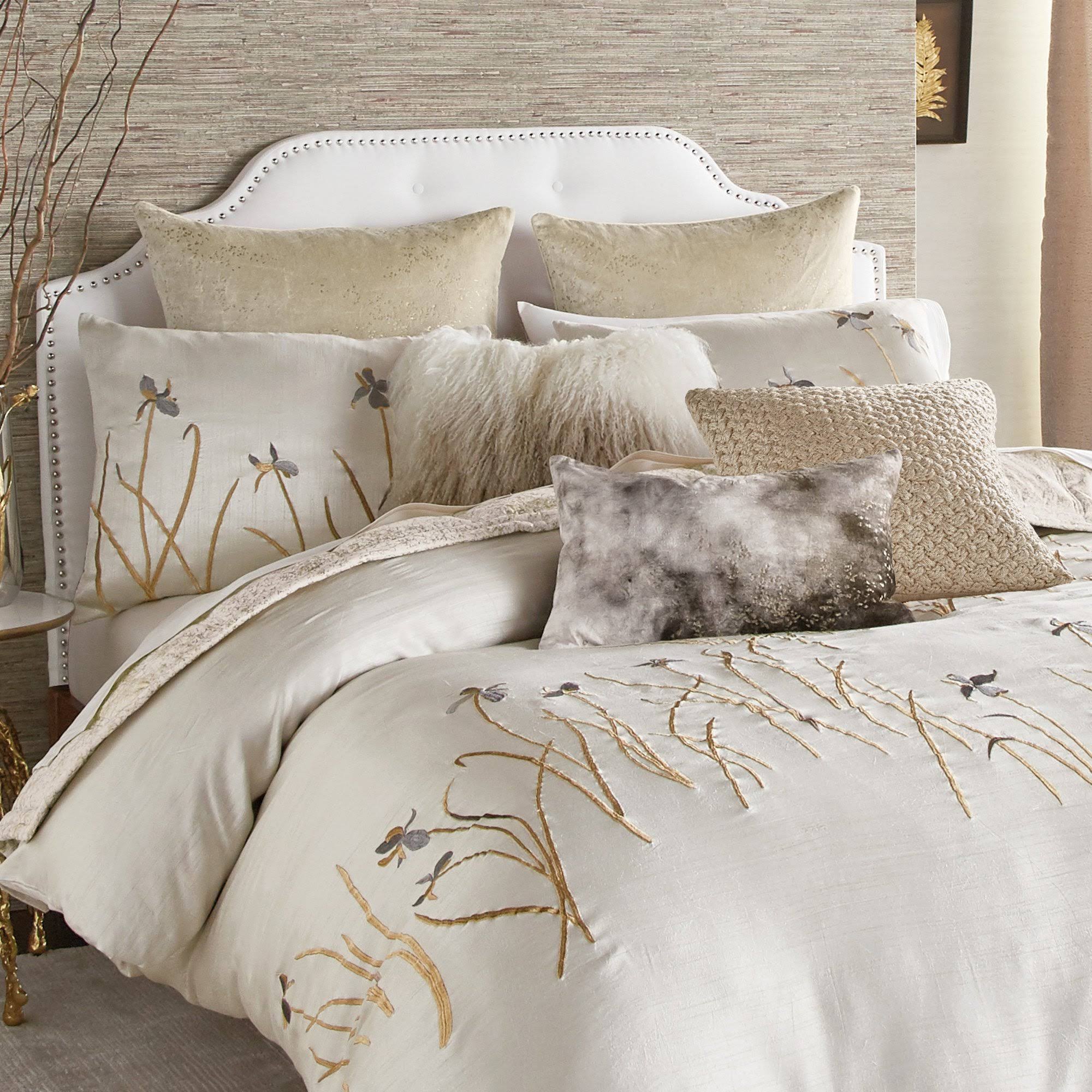 Michael Aram Iris King Duvet - Linen