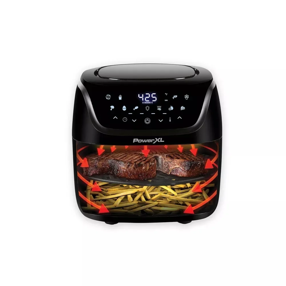 PowerXL Vortex Pro Air Fryer 8qt Black