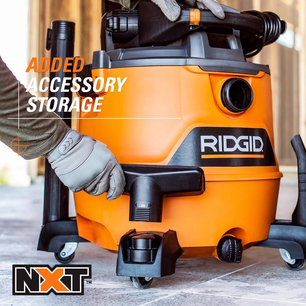 Ridgid 16 gal. 6.5 Peak HP NXT Wet/Dry VAC with Detachable Blower and Dust Bags HD1600B