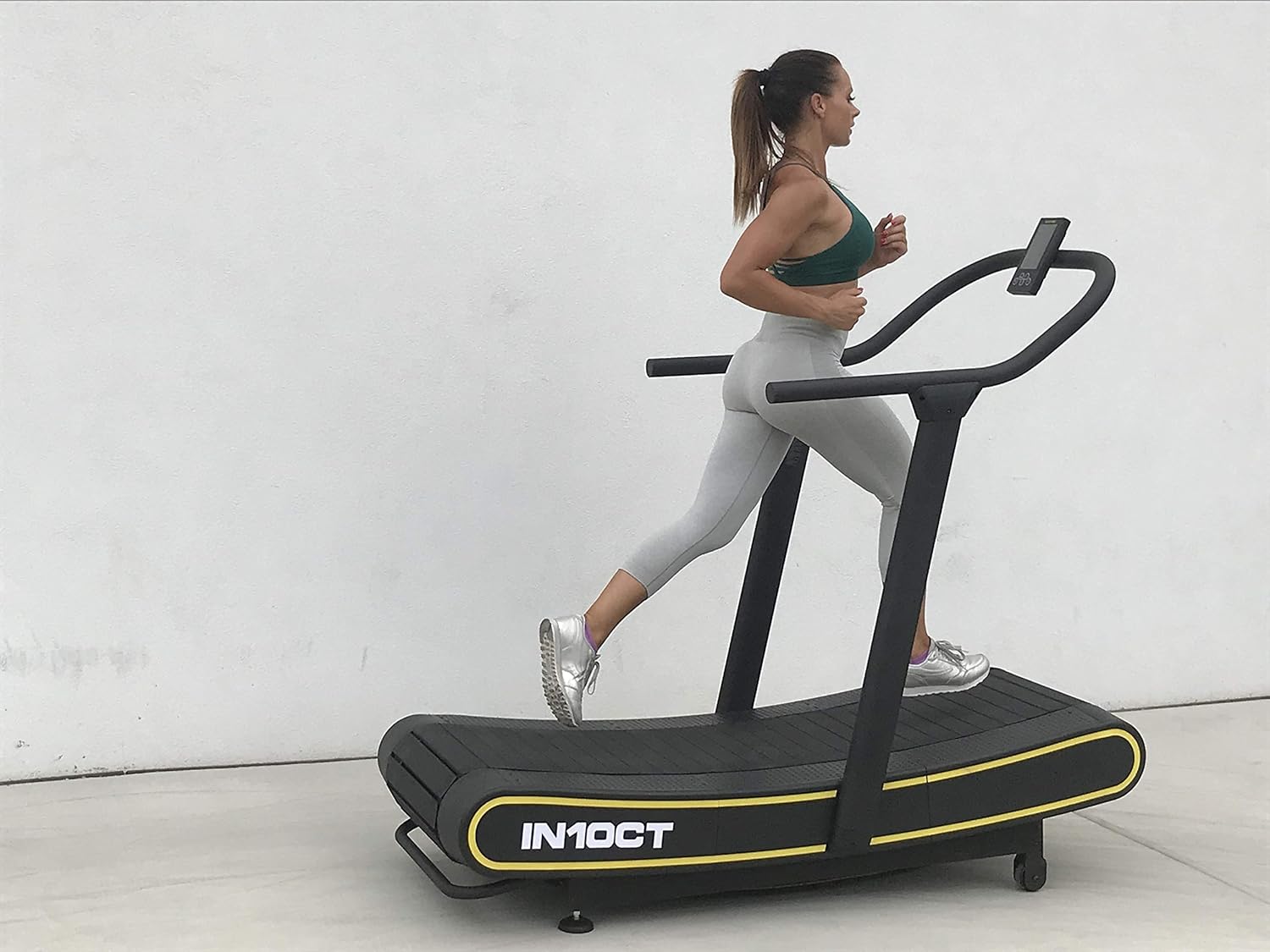 (Intensity) Health Runner Curved Manual Treadmill - Non Motorized Treadmill with Curved Running Platform