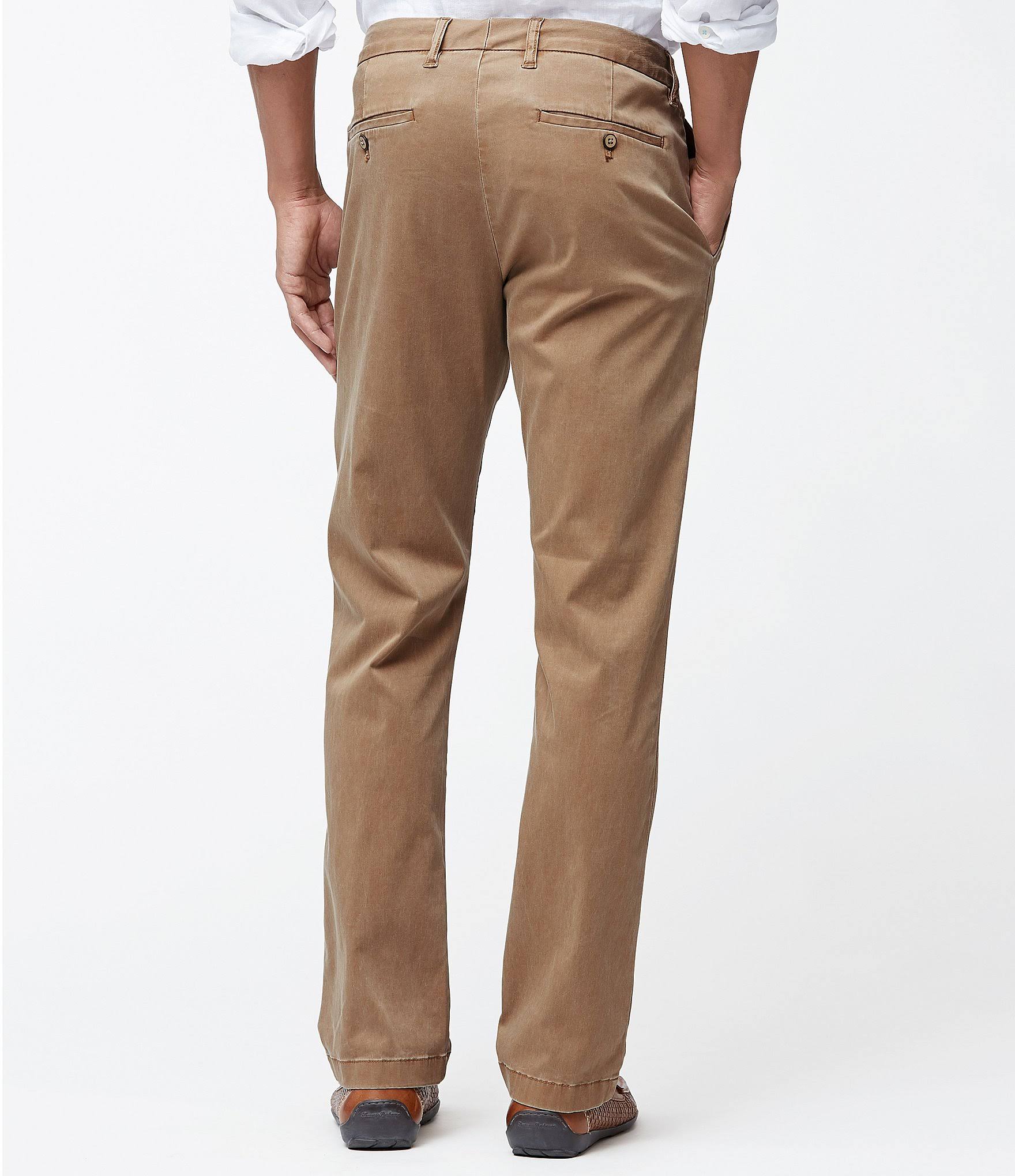 Tommy Bahama Boracay Flat Front Chino Pant Men&s Martime : 38 32