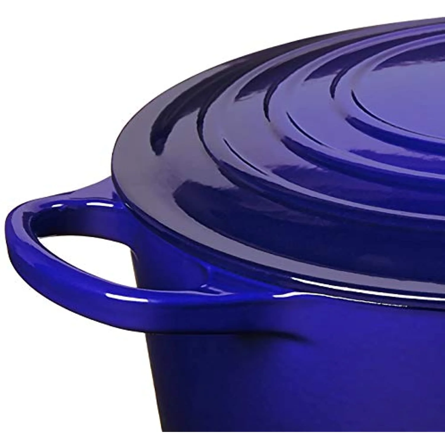 Le Creuset Enameled Cast Iron Signature Round Dutch Oven, 5.5 qt., Indigo