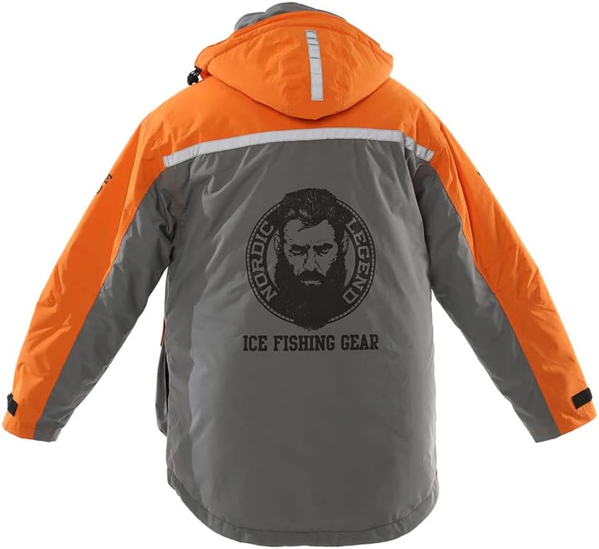 Nordic Legend Aurora Series Ice Fishing Suit, Insulated Bibs and Jacket, Waterproof Gear for Ice Fishing and Snowmobiling
