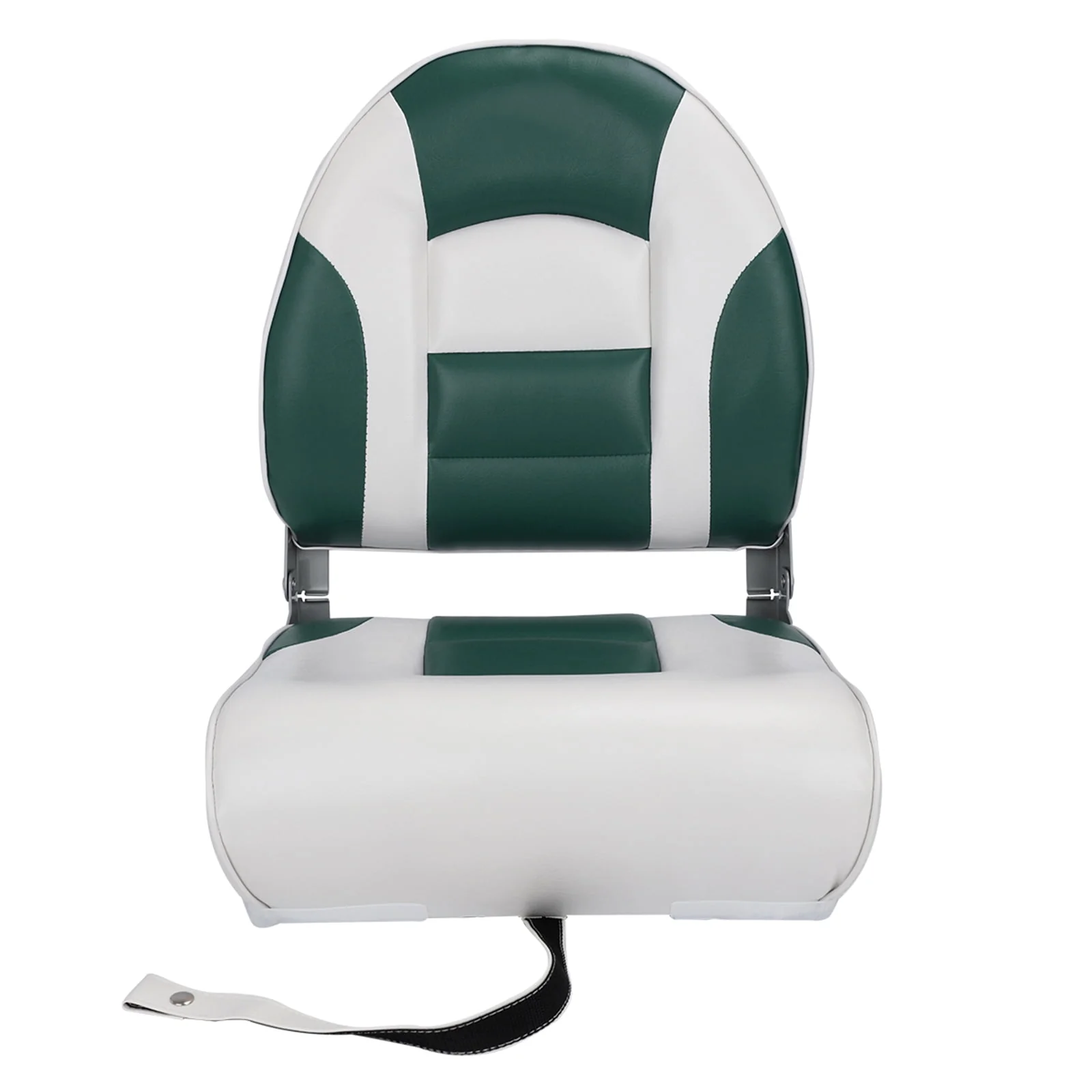 NORTHCAPTAIN S1 Pro Premium High Back Folding Boat Seat,Stainless Steel Screws Included,Charcoal/Black(2 Seats)