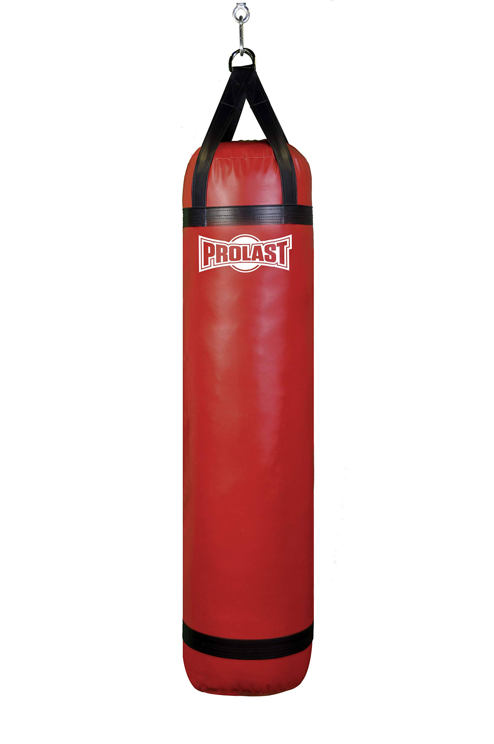 Prolast Boxing MMA Heavy Punching Bag Red/Black 5ft 100 lb Unfilled