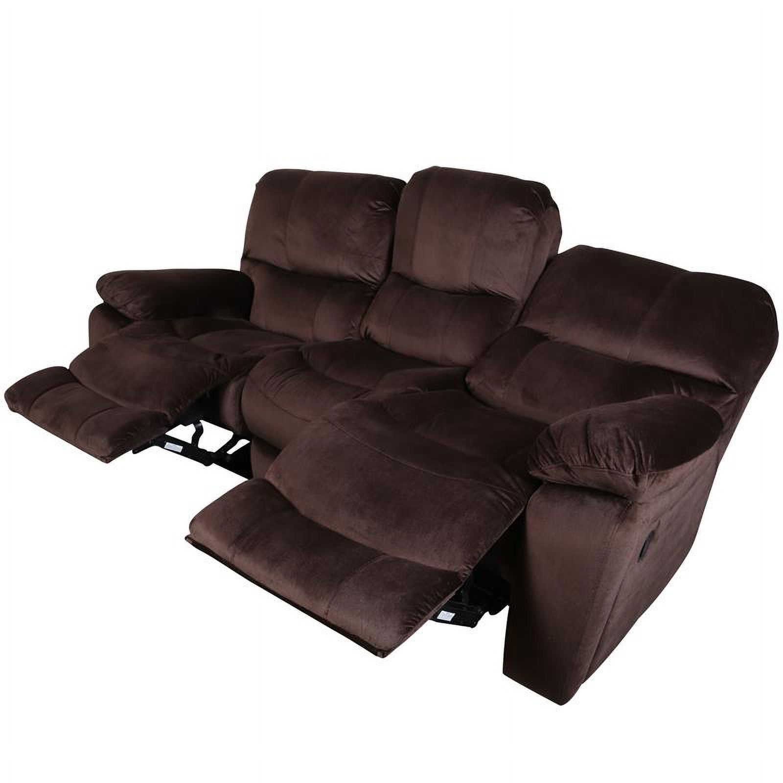Corvallis Transitional Reclining Sofa - Chocolate