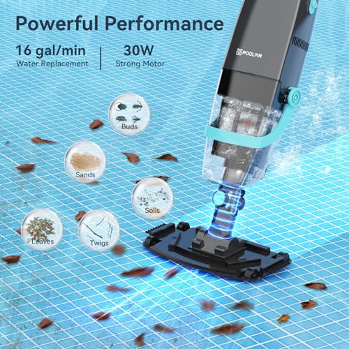 PoolMr Cordless Handheld Pool Vacuum