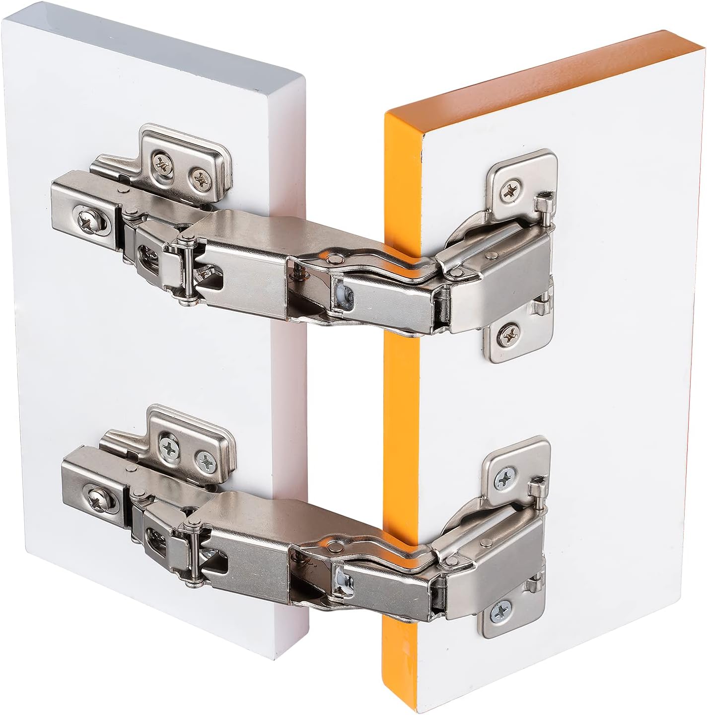 Luokim 165 Degree Lazy Susan Mepla Cabinet Hinge Full Overlay Screw-On Corner Base Face Frame Hafele Kitchen Hinges 6Pcs