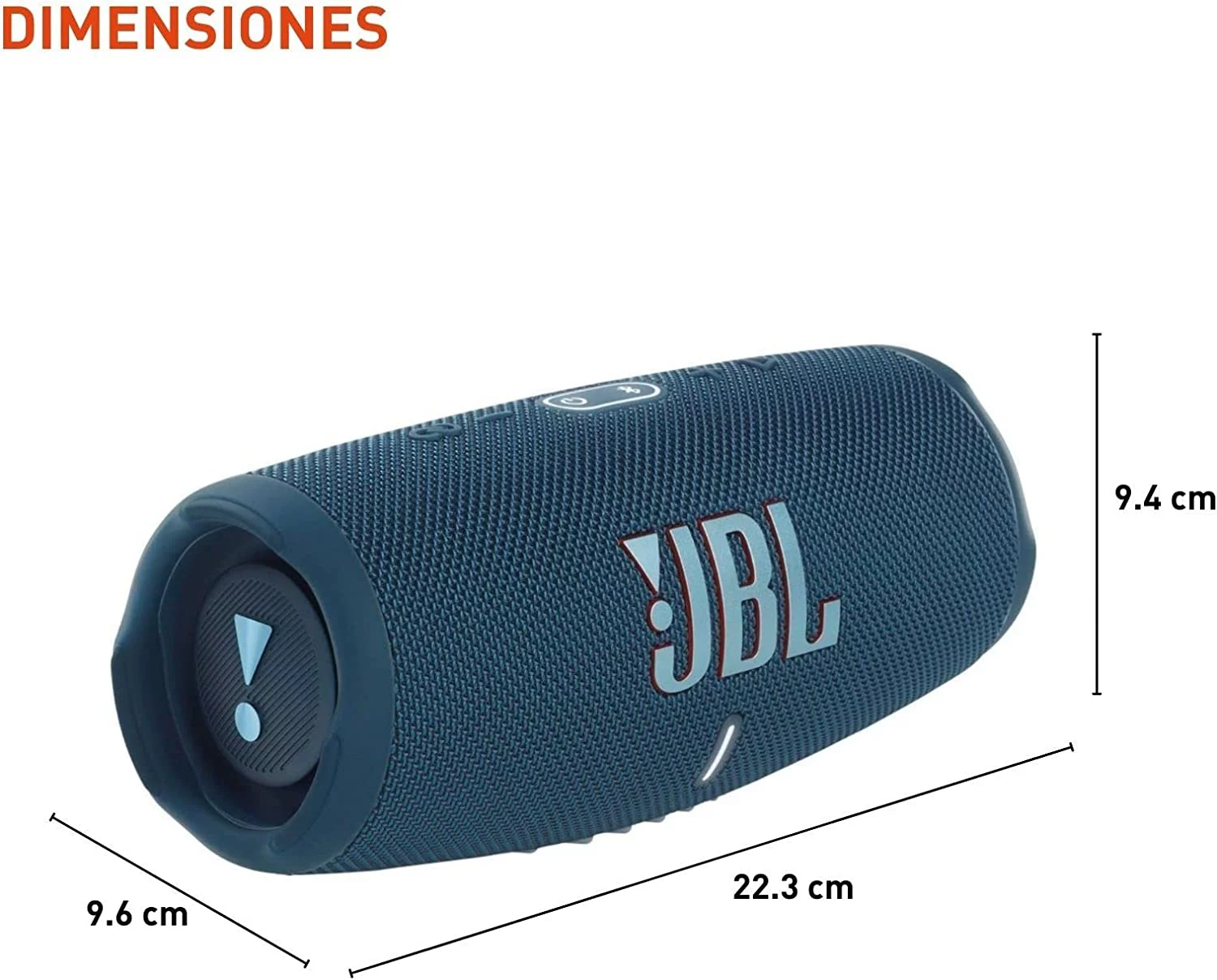 JBL Charge 5 Portable Waterproof Bluetooth Speaker with Powerbank (Blue)