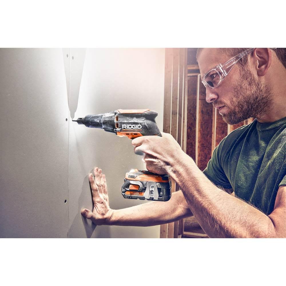 Ridgid Drywall Screwdriver 18 Volt Cordless Brushless Collated Attachment Tool Only