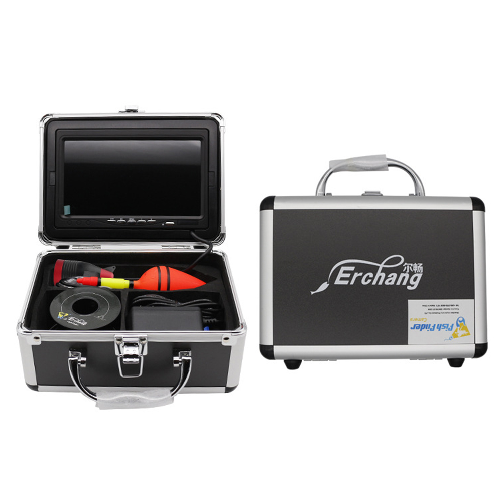 Erchang Underwater Fishing Camera Portable Fish Finder with 7 Inch Monitor for Boat Kayak Lake Sea Fishing - Reliable Fish Tracking, Real-time Monitoring, Must-have for Fishing Excursions