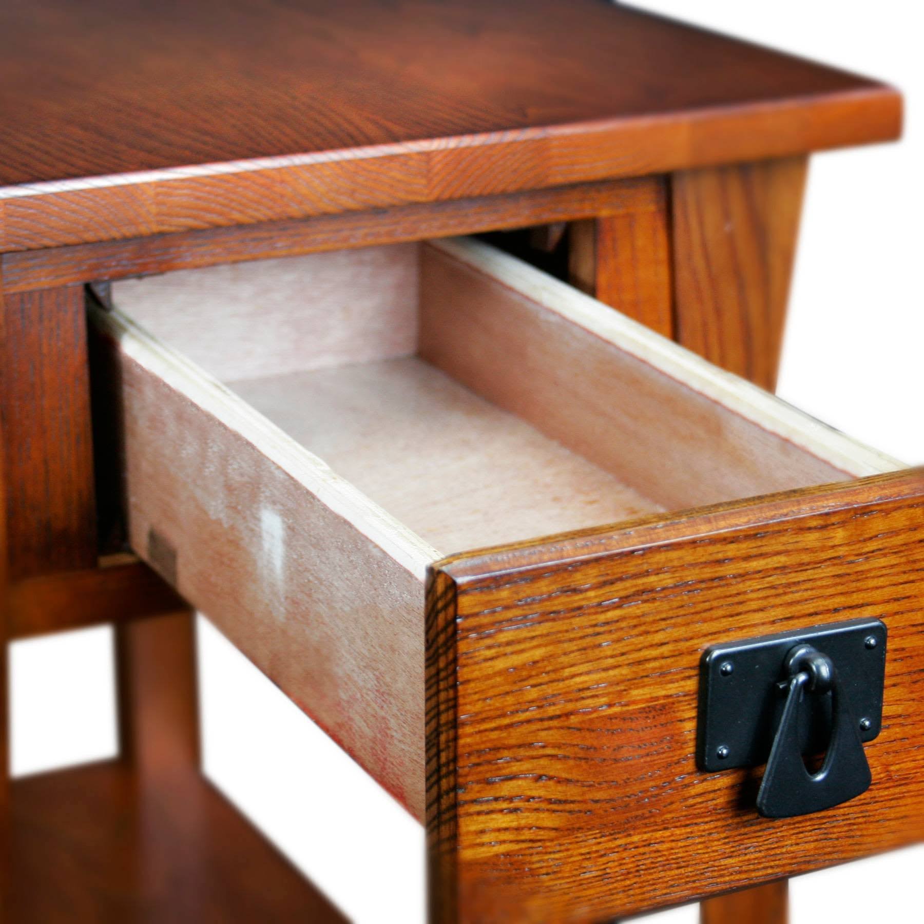 Leick Furniture Mission Chairside End Table, Russet