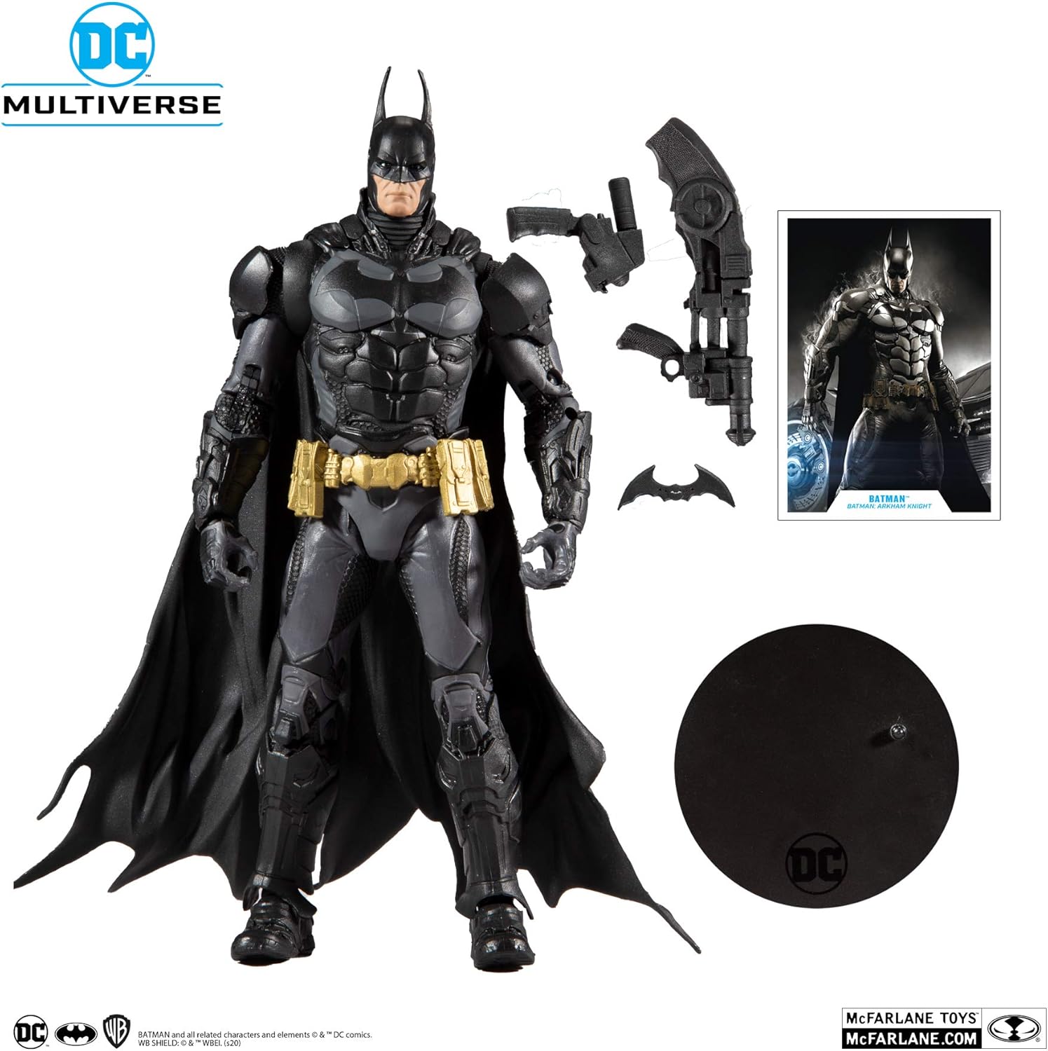 McFarlane Toys DC Multiverse Batman: Batman: Arkham Knight 7-inch Action Figure, Multicolor (15341-5)