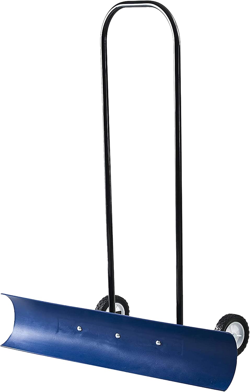 The Snowcaster 30SNC Wheeled Snow Pusher Shovel, Blue