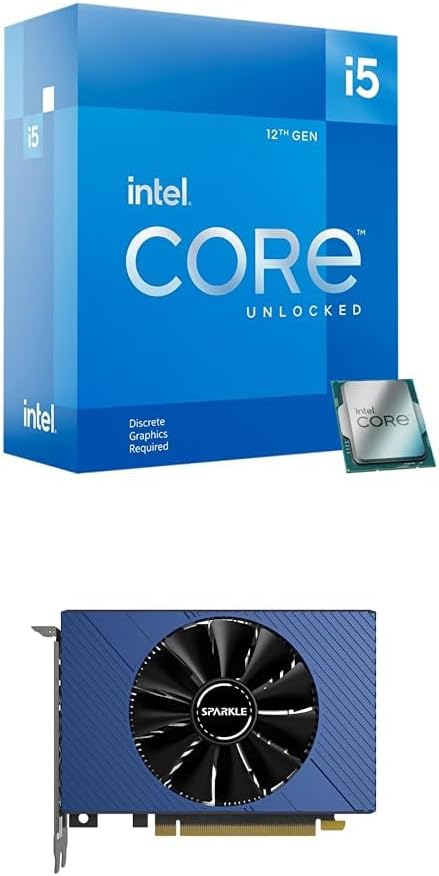 Intel Core i5-12600KF Desktop Processor 10 (6P+4E) Cores up to 4.9 GHz Unlocked LGA1700 600 Series Chipset 125W + Arc Graphics Card